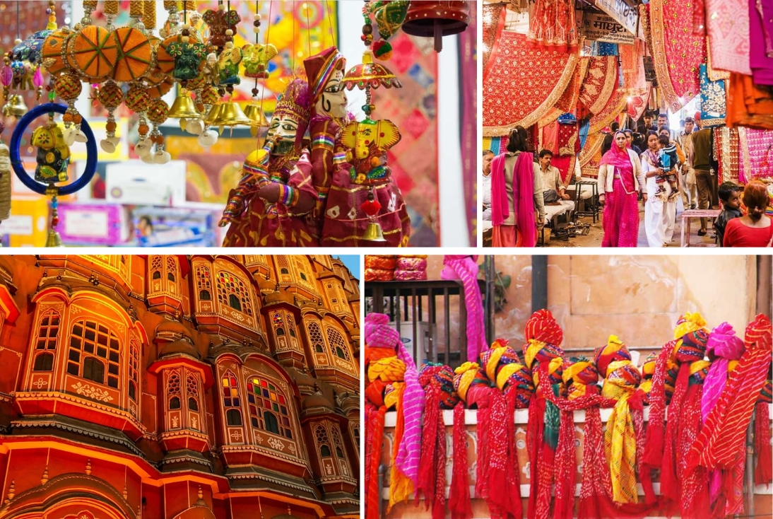 Private shopping tour in Jaipur with guide and cab